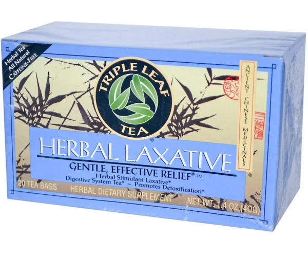 Triple Leaf Herbal Laxative Tea expires July 2026