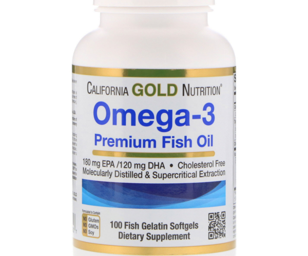 California Gold, Omega-3 Premium Fish Oil
