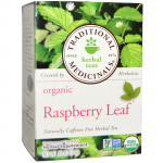 Traditional Medicinals Raspberry Leaf Tea, Caffeine Free