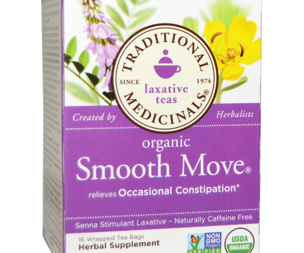 Traditional Medicinals Smooth Move Tea, Senna Stimulant Laxative