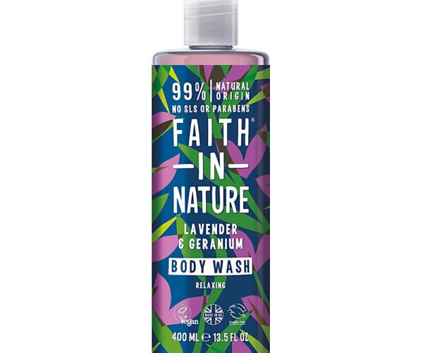 Faith in Nature Lavender & Geranium Body Wash 400ml