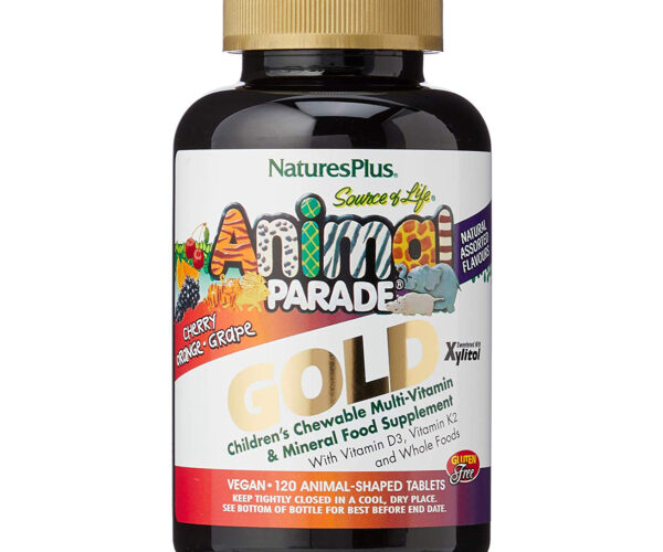 Animal Parade GOLD Children's Chewable Multi - Assorted Flavors - 120 Chewable Animal Shaped Tablets