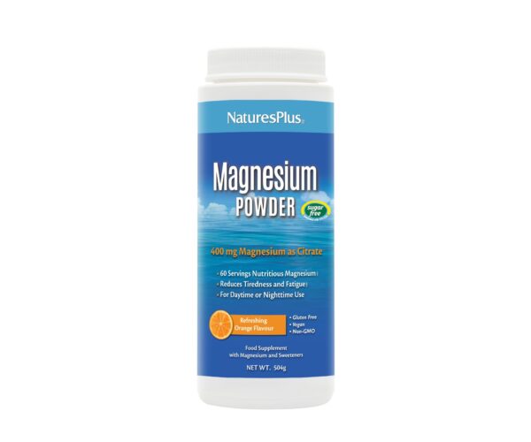 Nature's Plus Kalmassure Magnesium Powder 522G Orange Flavour
