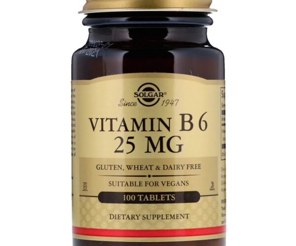 Solgar Magnesium With Vitamin B6 100 Tabs