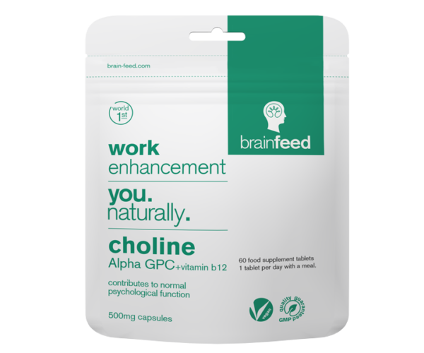 BrainFeed Choline Alpha GPC + Vitamin B12