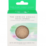 KONJAC PREMIUM FACIAL PUFF SPONGE WITH GREEN TEA