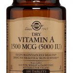 Solgar Dry Vitamin A 5000 IU 100 Tabs