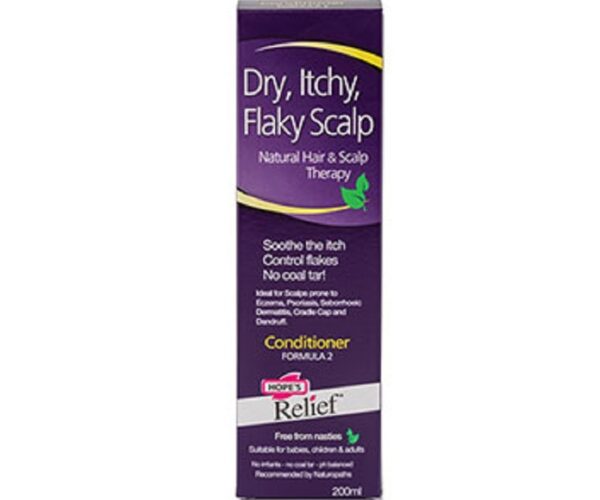 Hope's Relief Itchy Flaky Scalp Conditioner with natural ingredients 200ml