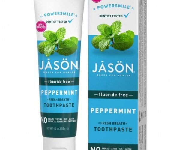 Jason Powersmile Peppermint Fluoride free Toothpaste [119]