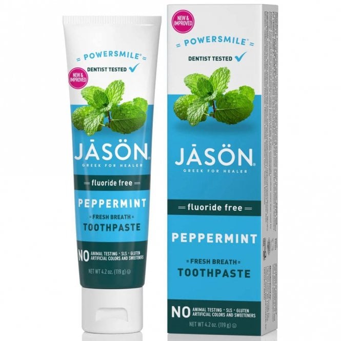 Jason Powersmile Peppermint Fluoride free Toothpaste [119]