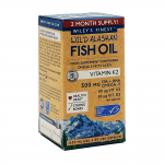 Wiley's Finest Wild Alaskan Fish Oil with Vitamin K2 - 60 capsules