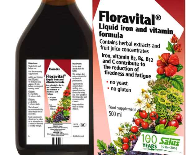 Floravital Liquid Iron Formula - 500 ml