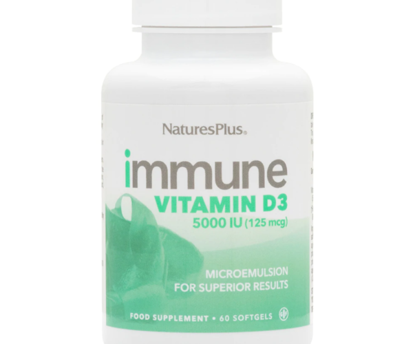 Nature's Plus Immune Vitamin D3 Softgels - 60 Softgels