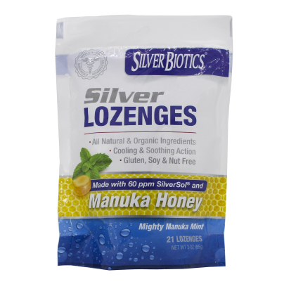 Silver Biotics Lozenges with Manuka Honey