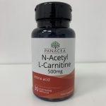 Panacea N-Acetyl L-Carnitine 500mg 30 capsules