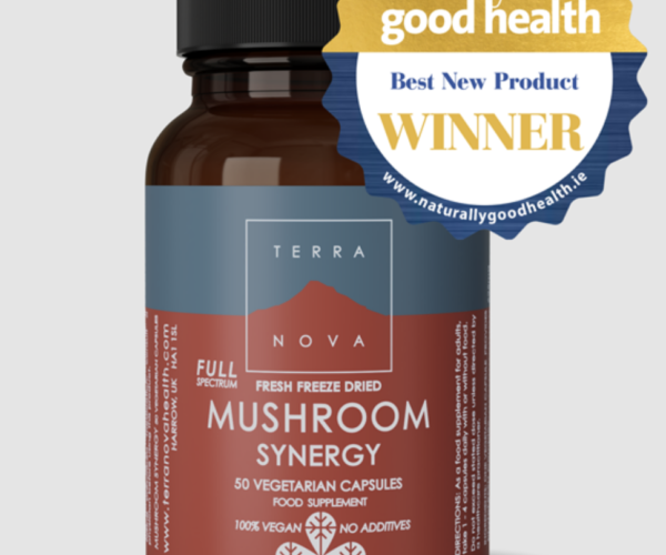 Terranova Mushroom Synergy (Full Spectrum-Fresh Freeze Dried-Organic) 50 capsules