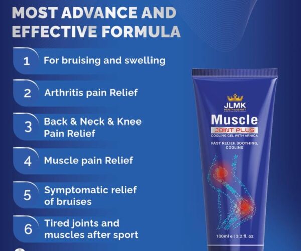 JLMK Muscle Joint Plus Cooling Gel with Arnica 100ml