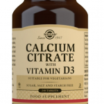 Solgar Calcium Citrate with Vitamin D3 240 Tablets