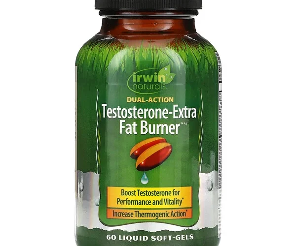 Irwin Naturals Testosterone-Extra Fat Burner 60 Liquid softgels