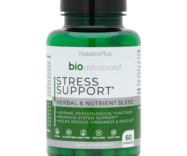 Bioadvanced Stress Support Herbal & Nutrient blend 60capsules