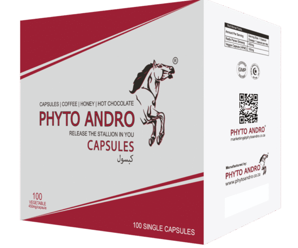 PHYTO ANDRO CAPSULES - 100 SINGLE (VEGETABLE CAPSULES)