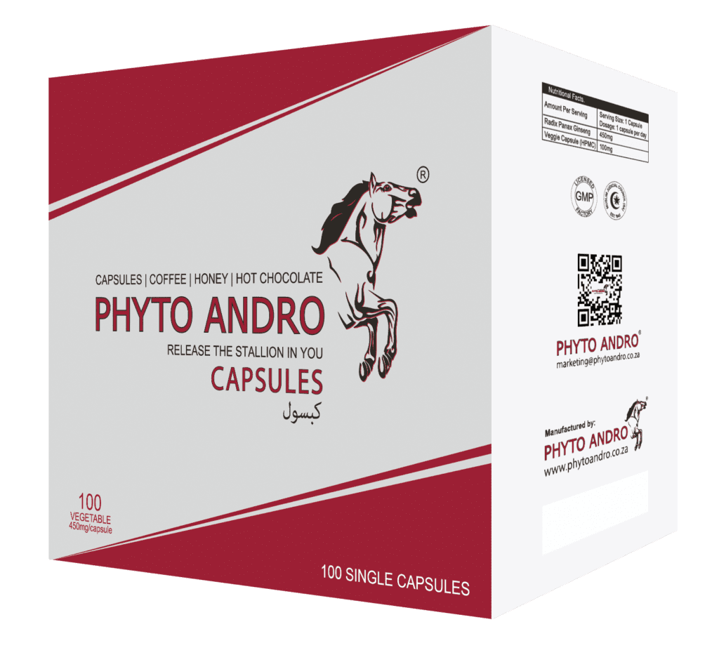 PHYTO ANDRO CAPSULES - 100 SINGLE (VEGETABLE CAPSULES)