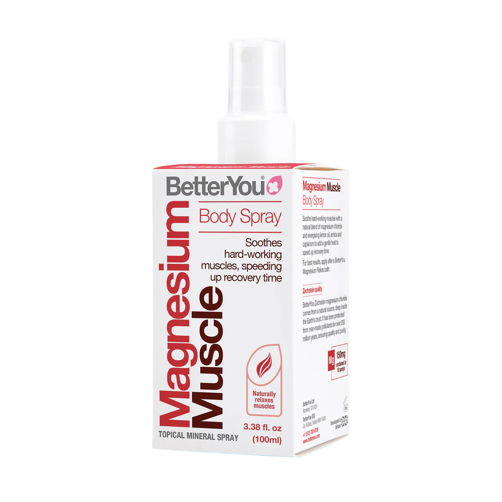 BetterYou Magnesium Muscle Body Spray [100 ml]
