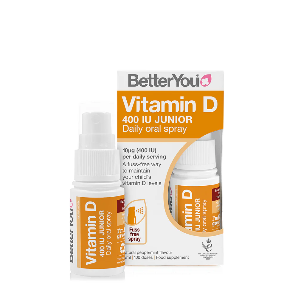 BetterYou Junior Vitamin D 400 iu Daily Oral Spray [15 ml]