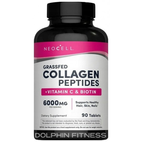 Neocell Grassfed Collagen Peptides + vitamin C & Biotin 6000 mg (90 tabs)